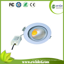 Diodo emissor de luz rotatable Downlight 15W com 3 anos de garantia